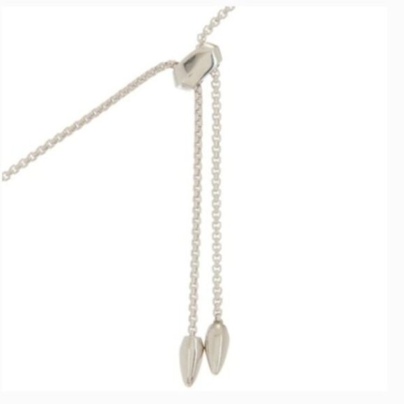 Kendra Scott Kacey Aqua Chalcedony Necklace - NWT - Picture 6 of 14